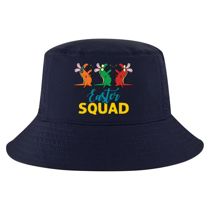 Easter Squad T Rex Dinosaur With Bunny Ears Easter Day Cool Gift Cool Comfort Performance Bucket Hat