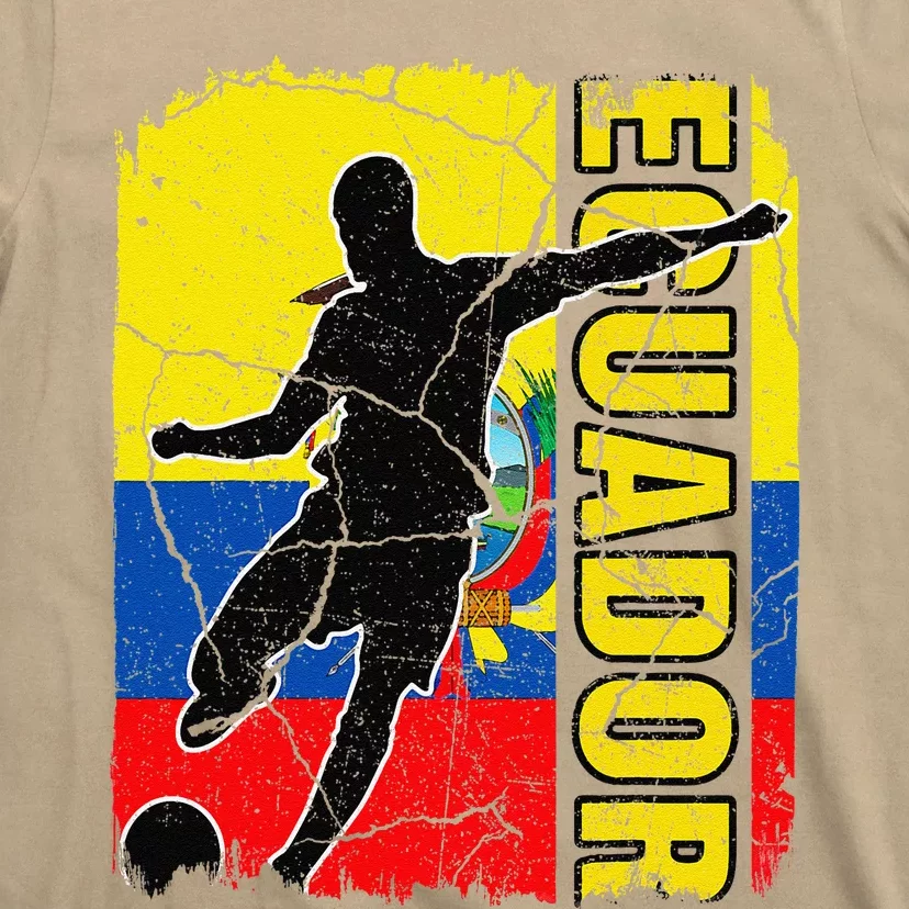 Ecuadorian Soccer Team Ecuador Flag Jersey Football Fans T-Shirt