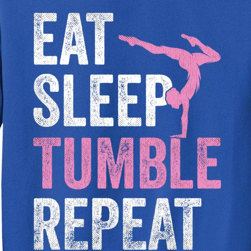 Eat Sleep Tumble Gymnast Outfit Funny Gymnastics Gift Sweatshirt