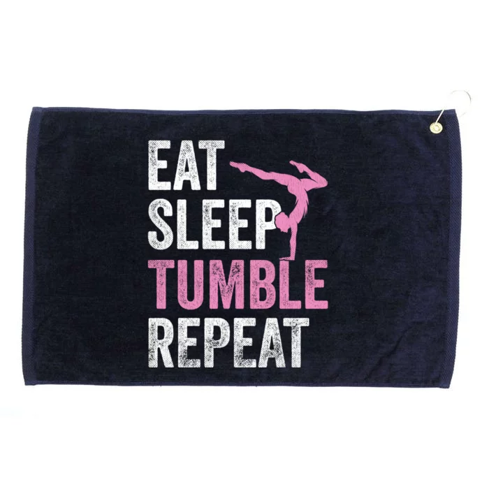 Eat Sleep Tumble Gymnast Outfit Funny Gymnastics Gift Grommeted Golf Towel