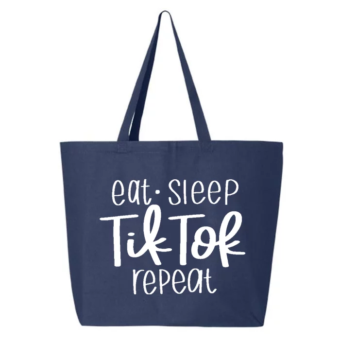 Eat Sleep Tiktok Repeat 25L Jumbo Tote