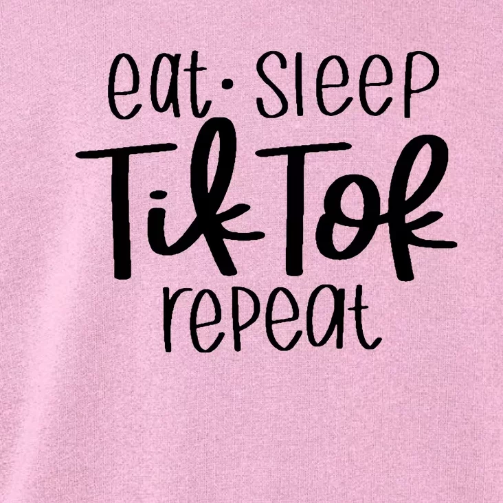 Eat Sleep Tiktok Repeat Toddler Hoodie