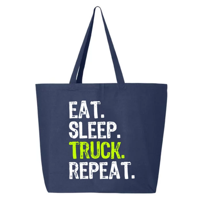 Eat Sleep Truck Repeat Trucker Driver Funny 25L Jumbo Tote