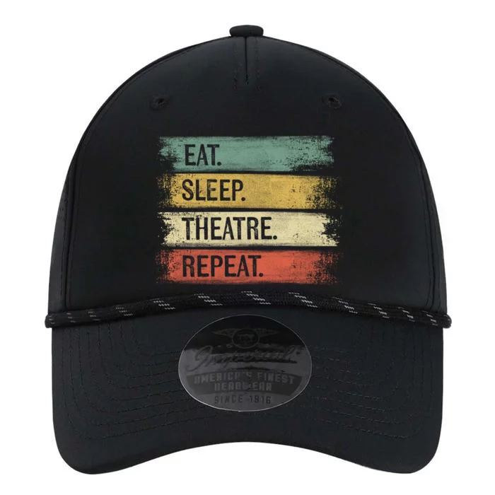 Eat Sleep Theatre Repeat Theater Tech Funny Gift Actor Actress Gift Performance The Dyno Cap