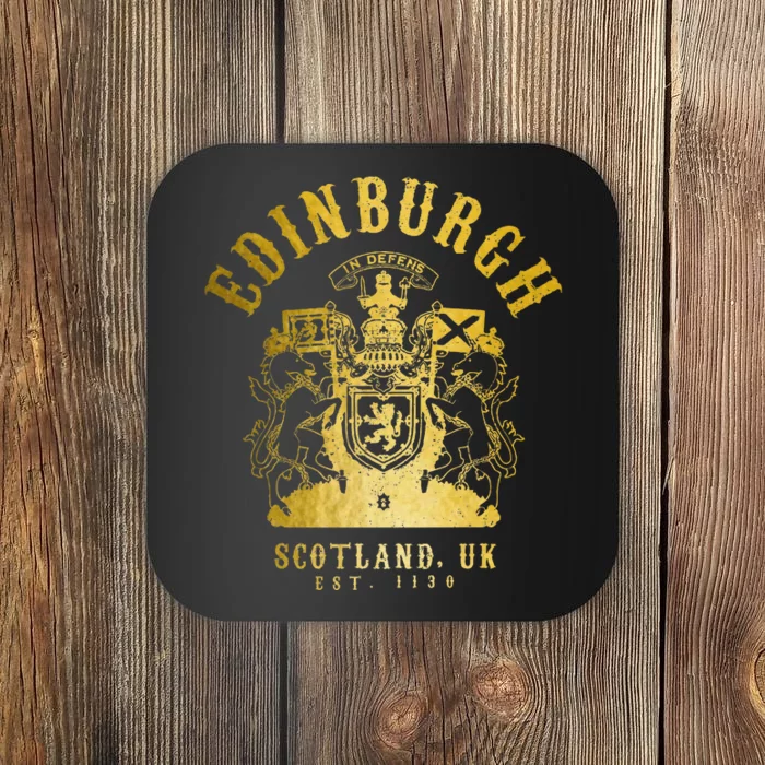 Edinburgh Scotland Uk Vintage Scottish Coaster