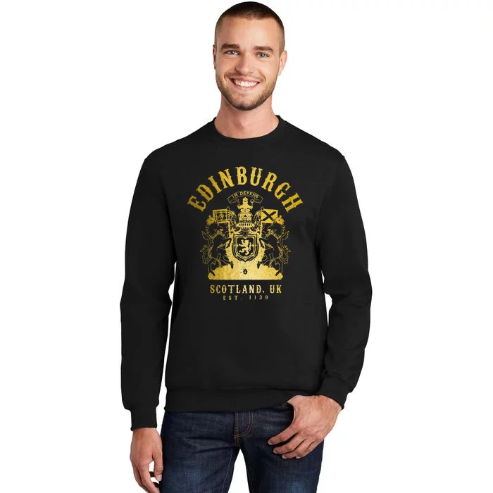 Edinburgh Scotland Uk Vintage Scottish Tall Sweatshirt