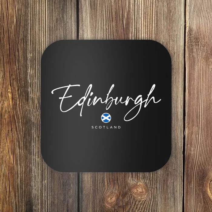 Edinburgh Scotland United Kingdom Uk Flag Coaster