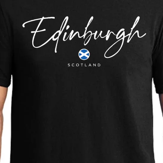 Edinburgh Scotland United Kingdom Uk Flag Pajama Set