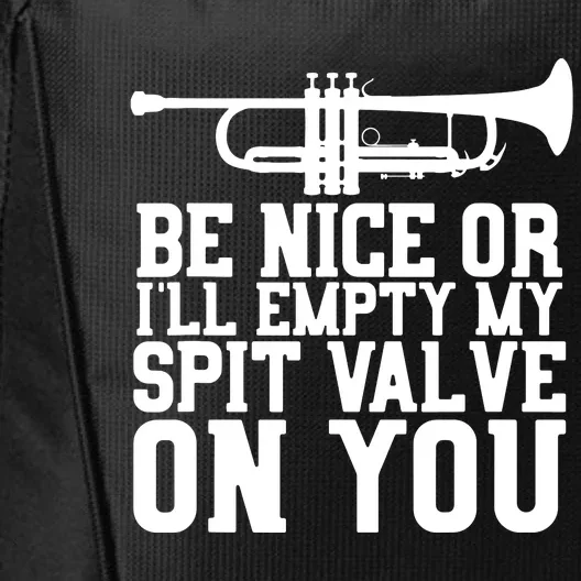 Empty Spit Valve Trumpet For Trumpet Player City Backpack