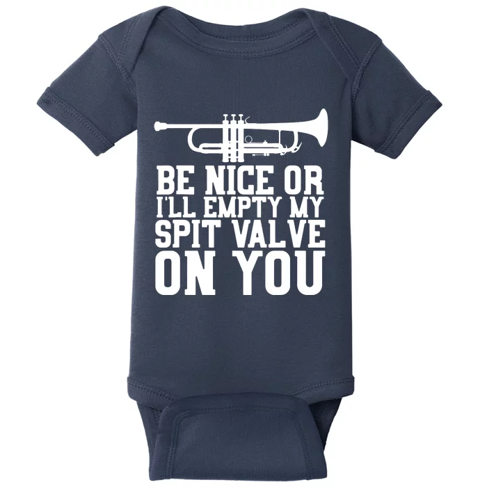 Empty Spit Valve Trumpet For Trumpet Player Baby Bodysuit