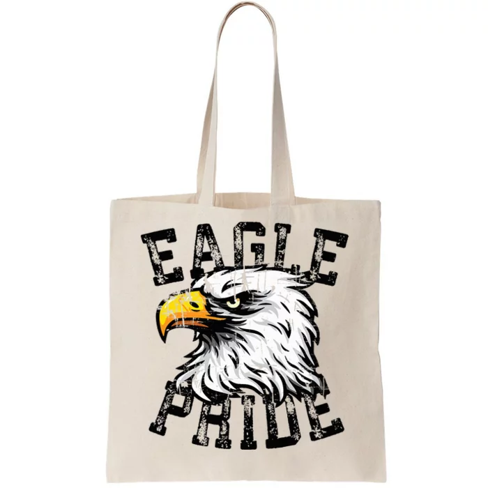 Eagle Spirit Wear Game Day School Mascot Sport Fan Team Tote Bag