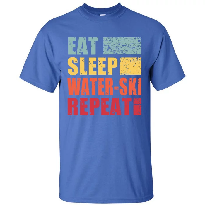 Eat Sleep WaterSki Repeat Gift Tall T-Shirt