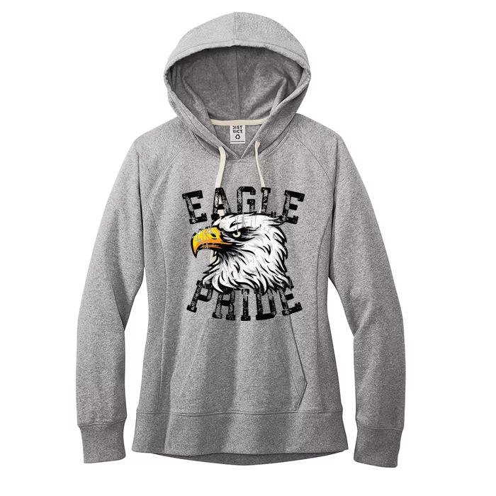 Eagle Spirit Wear Game Day School Mascot Sport Fan Team Women's Fleece Hoodie