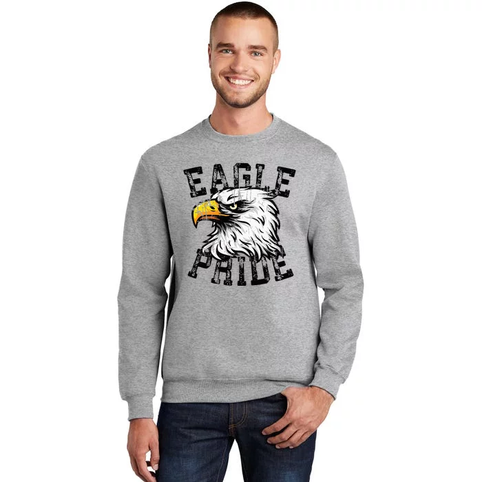 Eagle Spirit Wear Game Day School Mascot Sport Fan Team Tall Sweatshirt