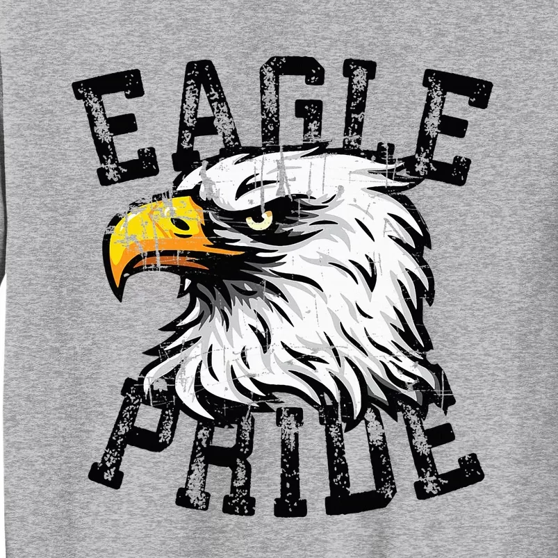 Eagle Spirit Wear Game Day School Mascot Sport Fan Team Tall Sweatshirt