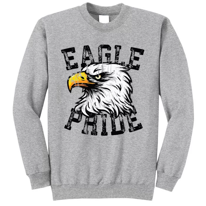 Eagle Spirit Wear Game Day School Mascot Sport Fan Team Tall Sweatshirt