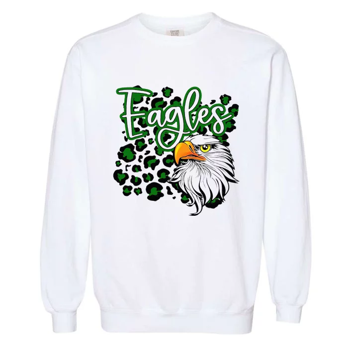 Eagle Spirit Wear Game Day School Mascot Sport Fan Team Garment-Dyed Sweatshirt