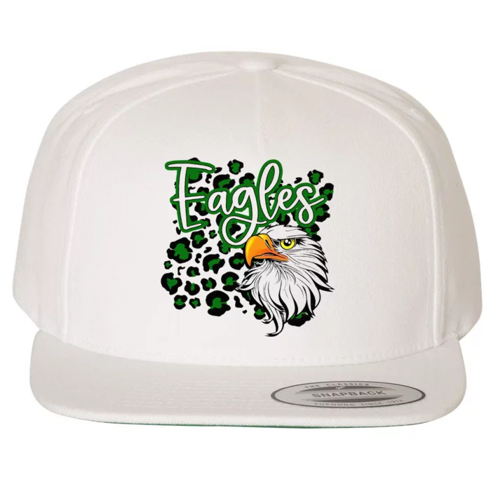 Eagle Spirit Wear Game Day School Mascot Sport Fan Team Wool Snapback Cap