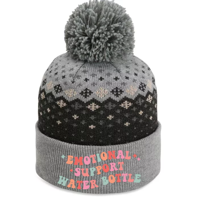 Emotional Support Water Bottle The Baniff Cuffed Pom Beanie