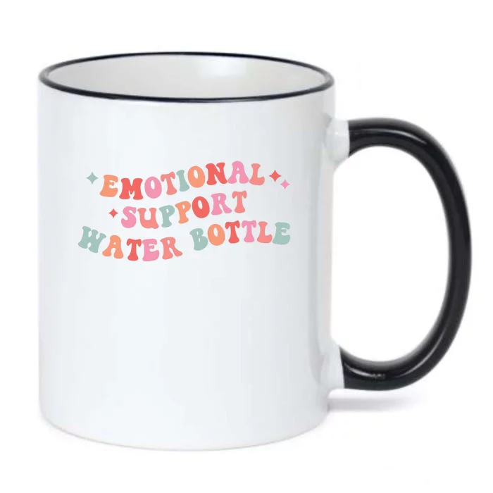 Emotional Support Water Bottle Black Color Changing Mug