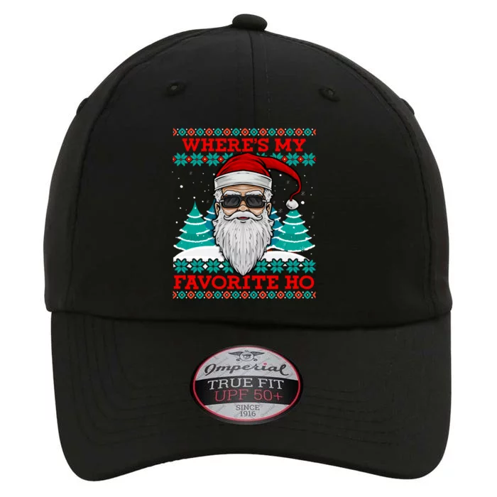 Evil Santa "Where's My Favorite Ho" Funny Ugly Christmas The Original Performance Cap