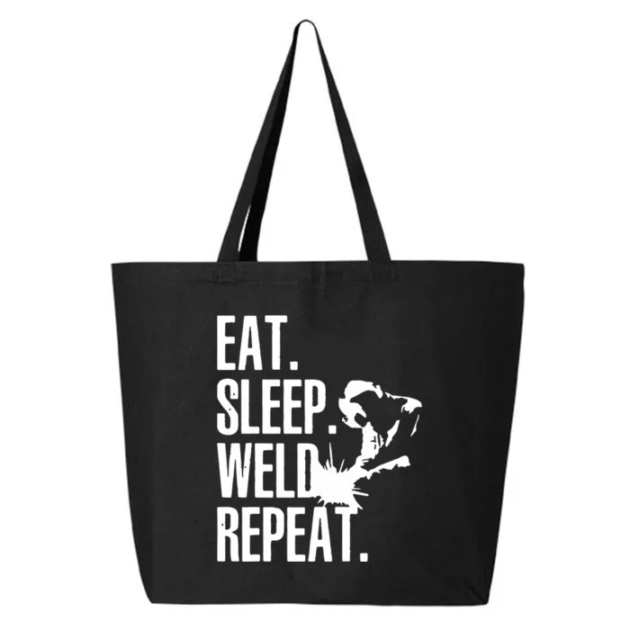 Eat Sleep Weld Repeat Welder 25L Jumbo Tote