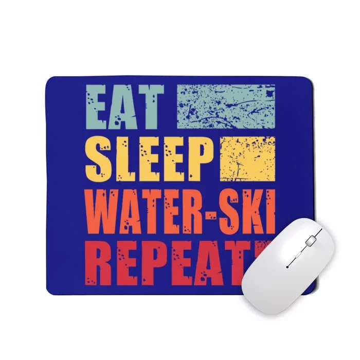 Eat Sleep WaterSki Repeat Gift Mousepad