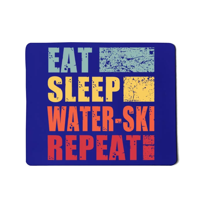 Eat Sleep WaterSki Repeat Gift Mousepad