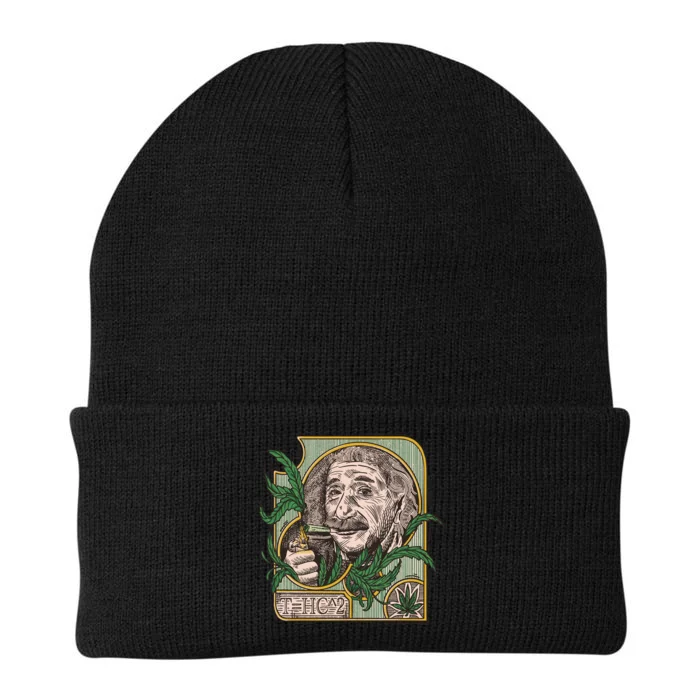 Einstein Smoking Weed Knit Cap Winter Beanie