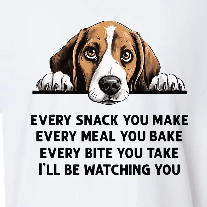 Every Snack You Make Every Meal You Bake Funny Beagle Sueded Cloud Jersey T-Shirt