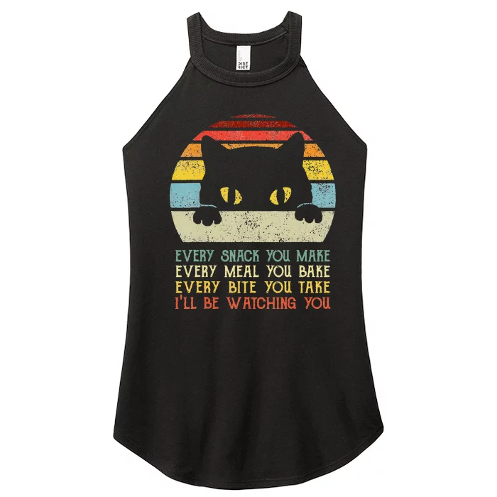 Every Snack You Make Every Meal You Bake I'll Be Watching Women’s Perfect Tri Rocker Tank