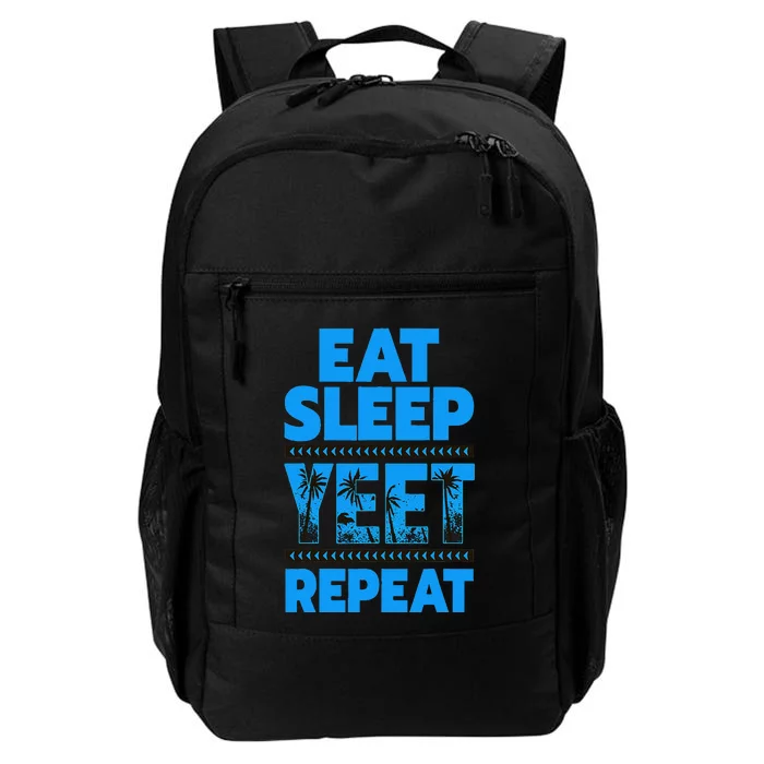 Eat Sleep Yeet Repeat Vintage Yeet Daily Commute Backpack