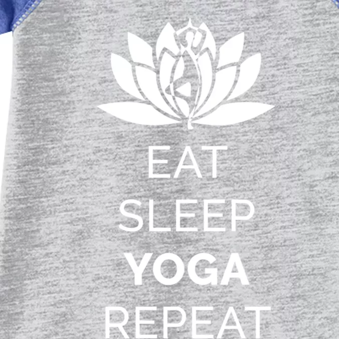 Eat Sleep Yoga Repeat Gift Infant Baby Jersey Bodysuit