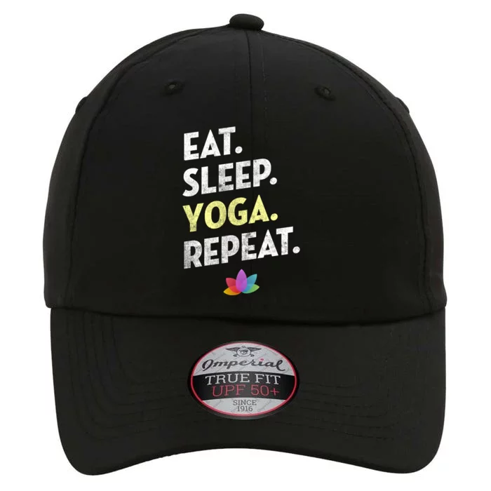 Eat Sleep Yoga Repeagift Funny Yoga Gift The Original Performance Cap