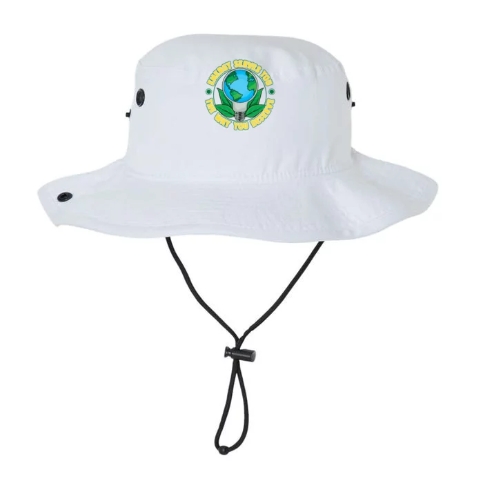 Energy Serves You The Way You Deserve Happy Day Of Earth Gift Legacy Cool Fit Booney Bucket Hat