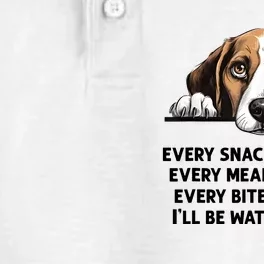 Every Snack You Make Every Meal You Bake Funny Beagle Dry Zone Grid Performance Polo