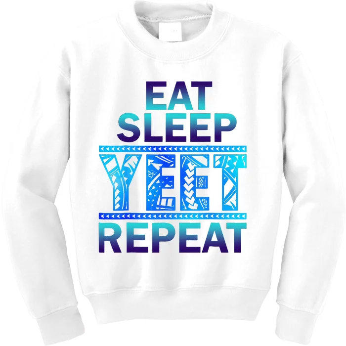 Eat Sleep Y.E.E.T Repeat Kids Sweatshirt