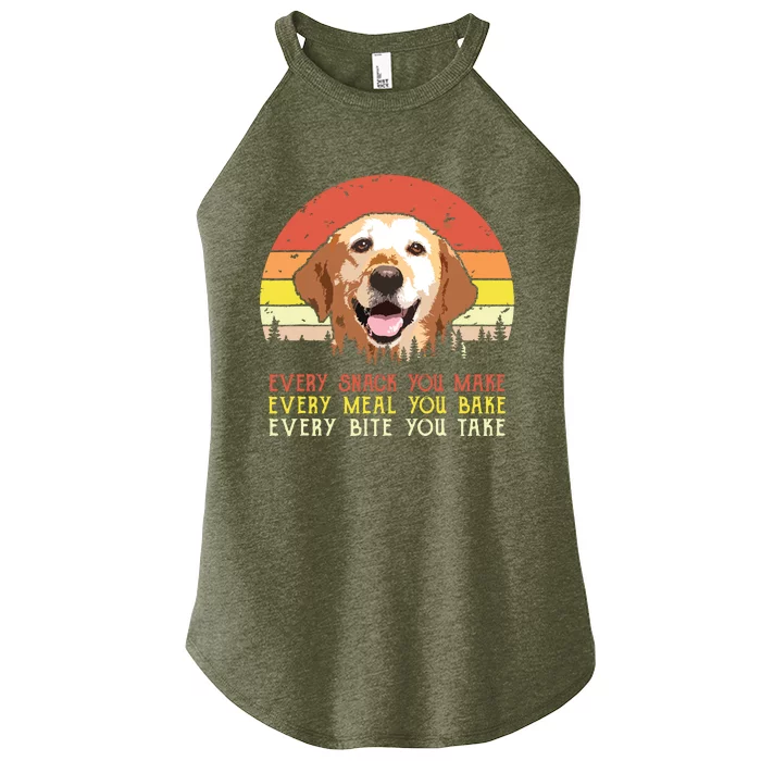 Every Snack You Make Labrador Dog Dog Mom Dog Dad Women’s Perfect Tri Rocker Tank