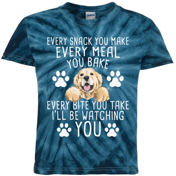 Every Snack You Make Dog Trainer Pet Owner Agility Handler Kids Tie-Dye T-Shirt