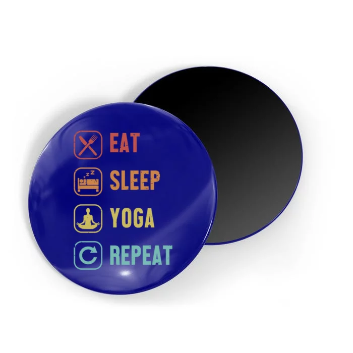 Eat Sleep Yoga Repeat Ashtanga Hatha Asanas Kundalini Yoga Gift Magnet