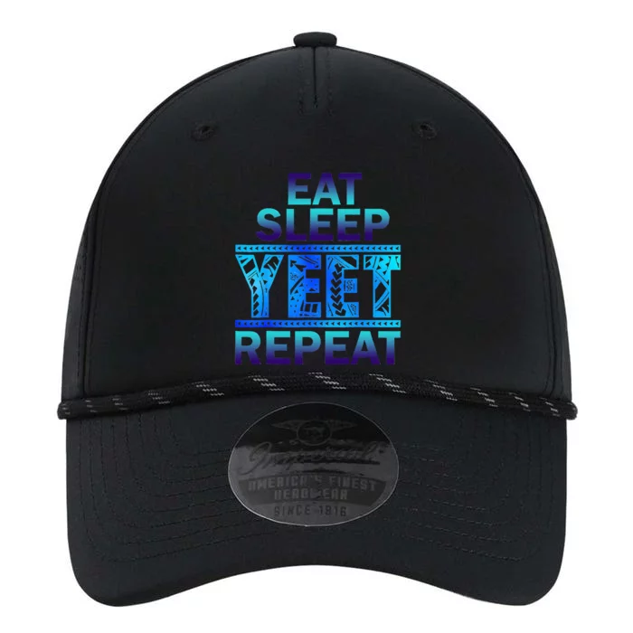 Eat Sleep Yeet Repeat Vintage Performance The Dyno Cap