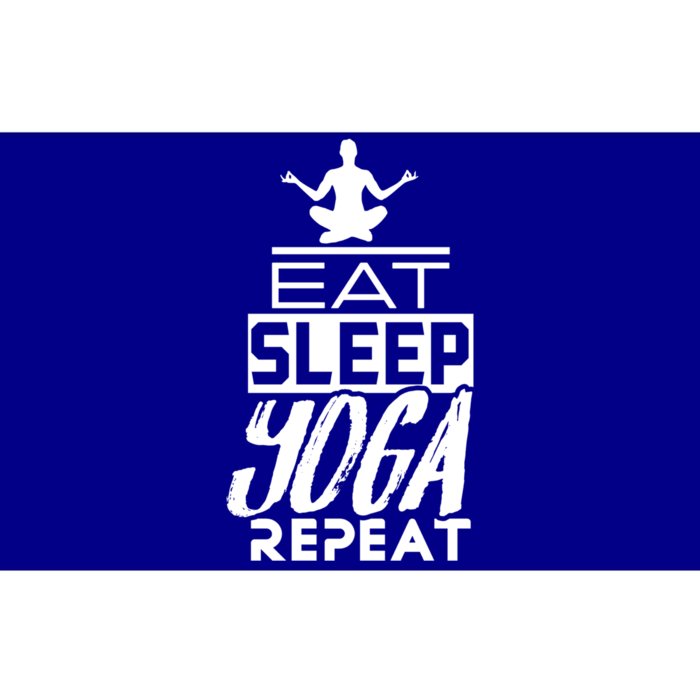 Eat Sleep Yoga Repeat Meditation Meditate Sayings Coach Gift Bumper Sticker