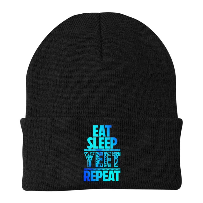 Eat Sleep Yeet Repeat Vintage Jey Yeet Knit Cap Winter Beanie