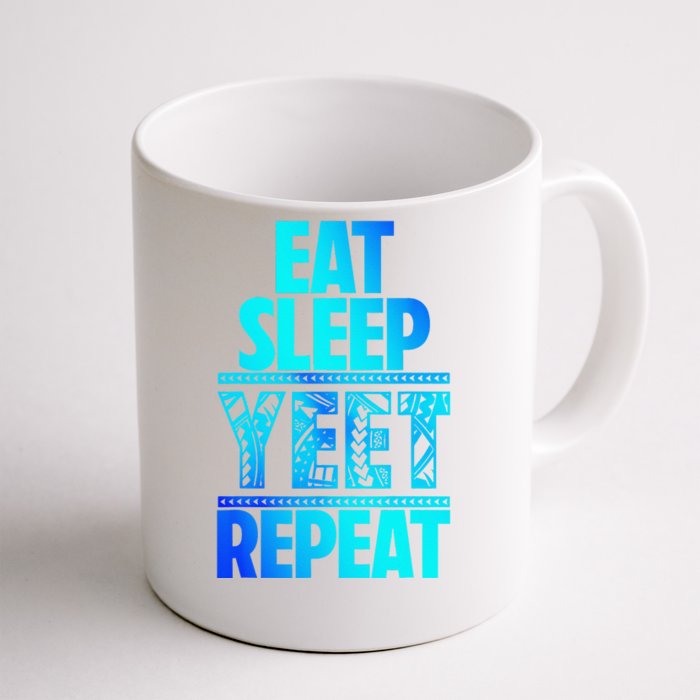 Eat Sleep Yeet Repeat Vintage Jey Yeet Front & Back Coffee Mug