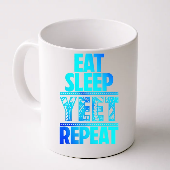 Eat Sleep Yeet Repeat Vintage Jey Yeet Front & Back Coffee Mug