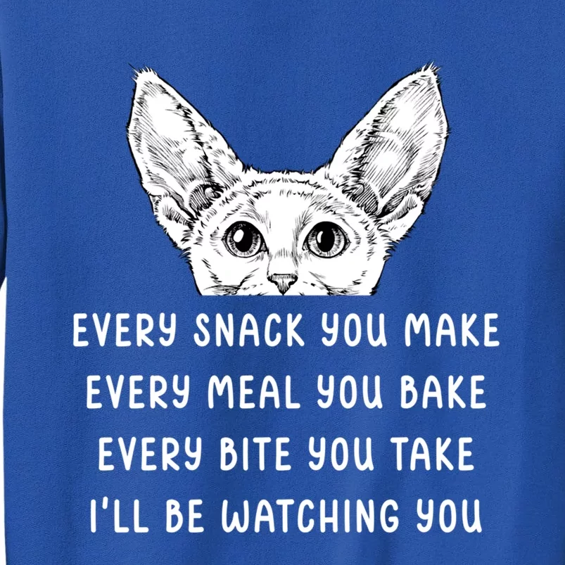 Every Snack You Make Every Meal You Bake Devon Rex Cat Gift Sweatshirt