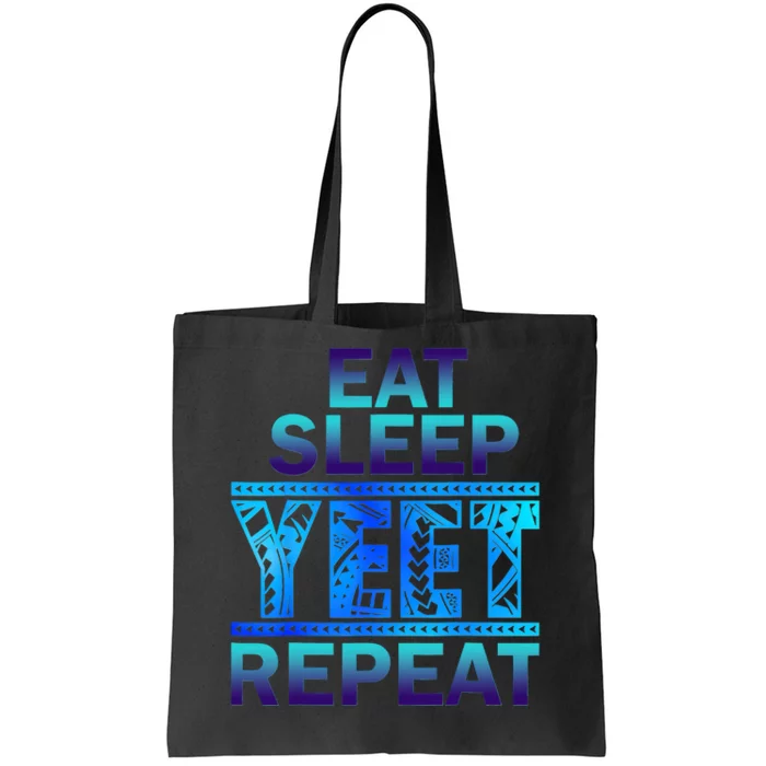 Eat Sleep Yeet Repeat Vintage Tote Bag