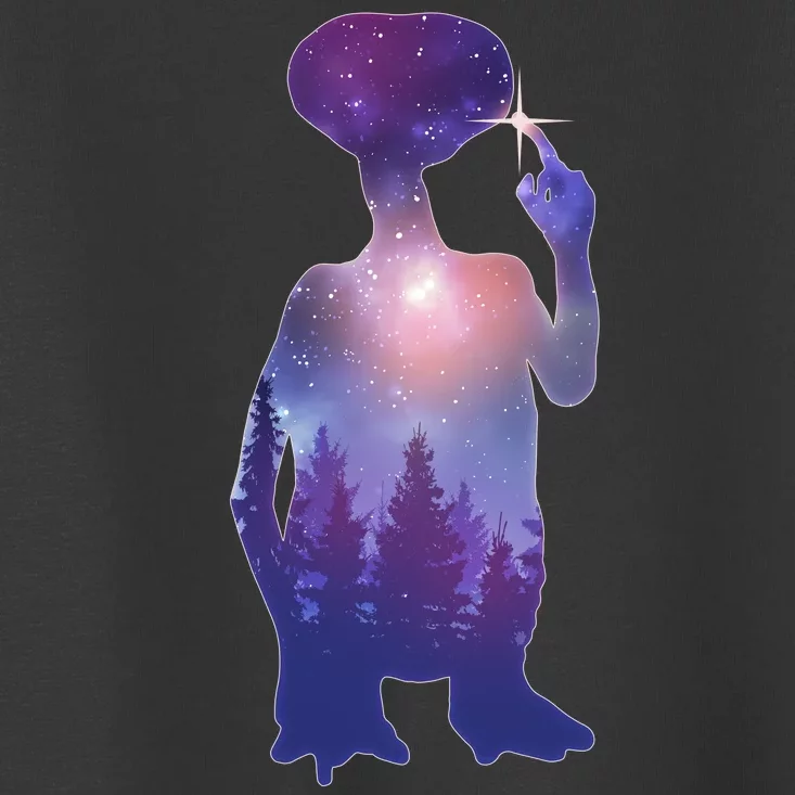 ET Alien Galaxy Forest Toddler T-Shirt