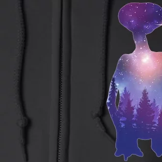 ET Alien Galaxy Forest Full Zip Hoodie