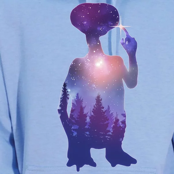 ET Alien Galaxy Forest Unisex Surf Hoodie